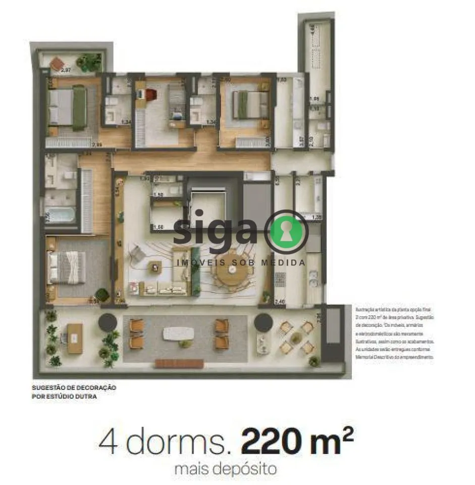 Imagem Apartamento para venda no Brooklin, São Paulo - SP