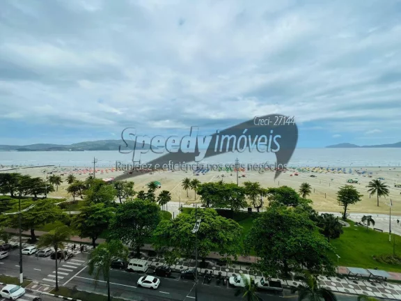 Imagem Apartamento em Santos, na orla da praia com vista mar