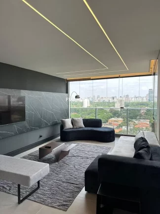 Imagem Apartamento à venda em São Paulo-SP, Pinheiros: 2 quartos, 2 suítes, 3 salas, 4 banheiros, 2 vagas de garagem, 130 m². Aproveite!