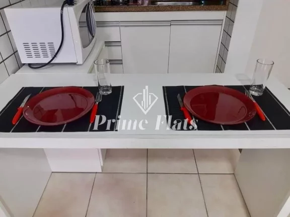 Imagem Flat disponível para locação no Condomínio Moema Top Life com 36m², 1 dormitório e 1 vaga