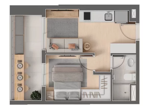 Imagem APARTAMENTO RESIDENCIAL em São Paulo - SP, Mirandópolis