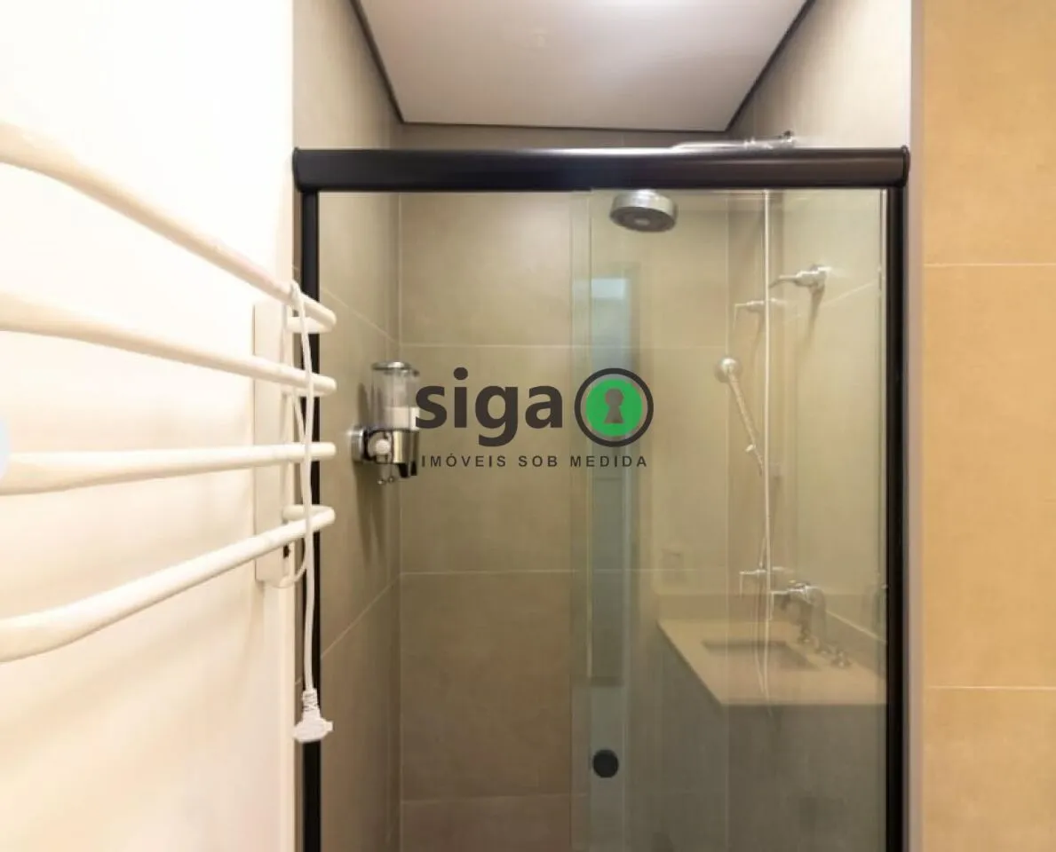 Imagem Apartamento 30m² para locação mobiliado, localizado em Moema.