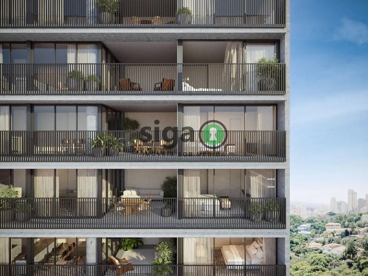 Imagem Apartamento de 148m² em localização privilegiada na Vila Madalena com vista permanente