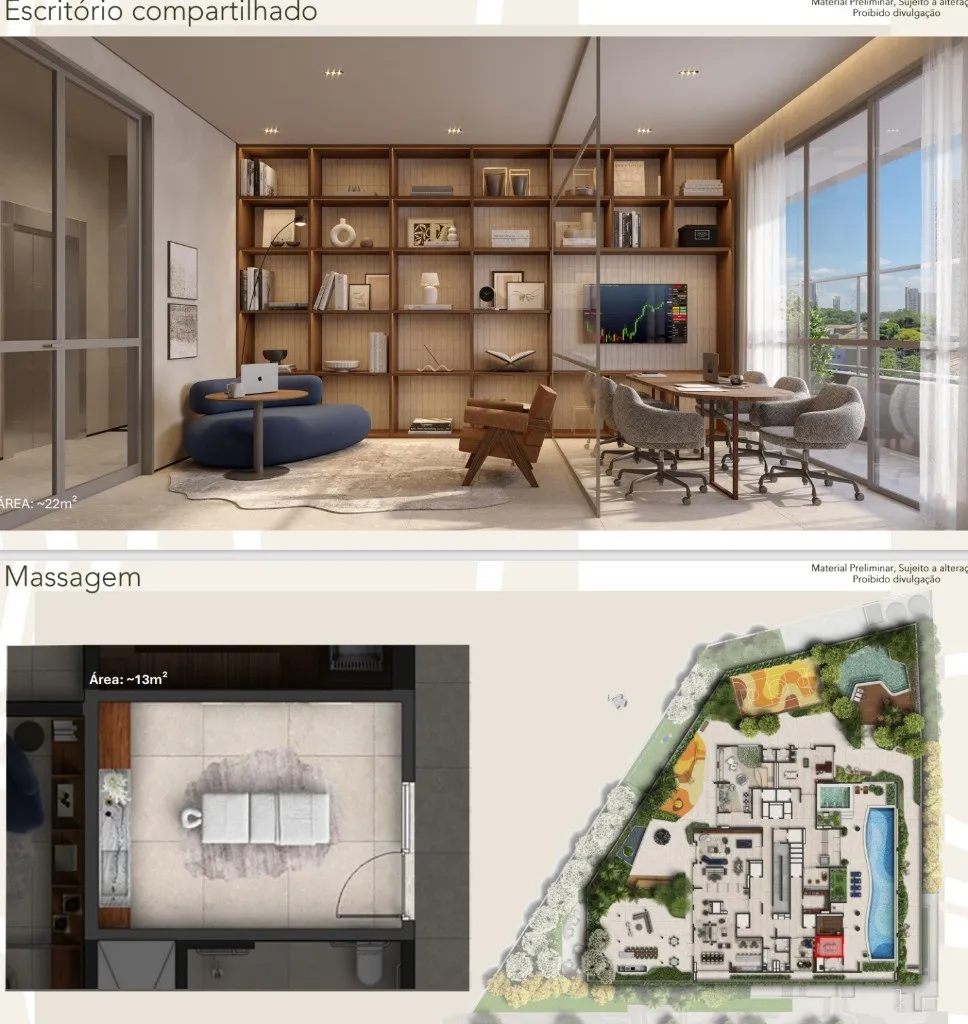 Imagem 2 quartos, 2 suítes, 2 vagas, 114m² - Condomínio Casa Nacional Eztec.