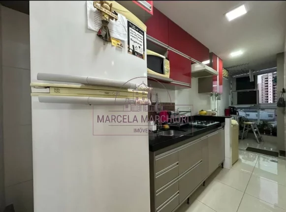 Imagem Apartamento 2 quartos, suíte, armários, sala integrada com varanda, lazer
