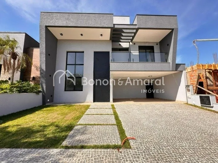 Imagem Casa sobrado à venda com 3 quartos ( todos suítes), Condomínio Santorini, Paulínia