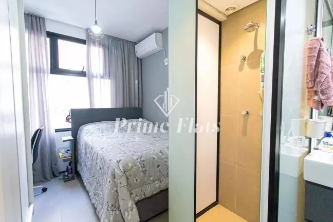 Foto do imóvel Flat disponível para venda no Condomínio VN Nova Higienópolis, com 15m², 1 dormitório e 1 vaga em Rua das Palmeiras