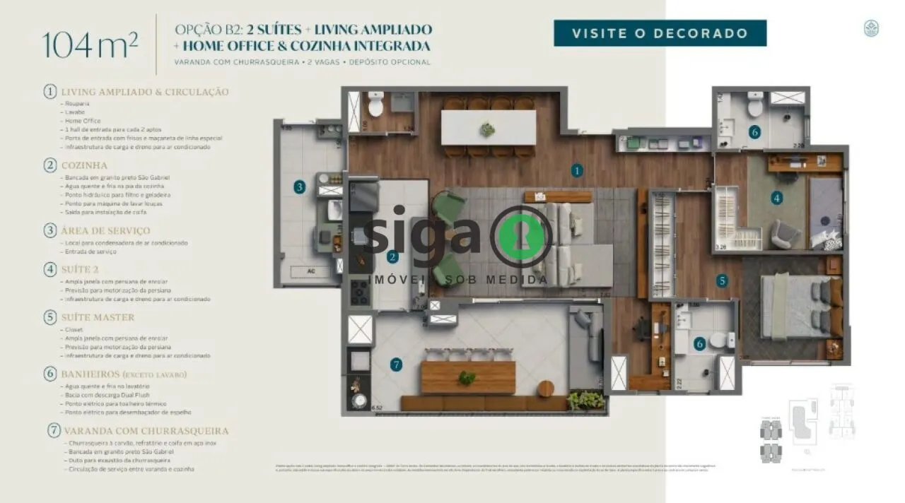 Imagem Apartamento para venda na Vila Andrade 03 suítes, São Paulo - SP