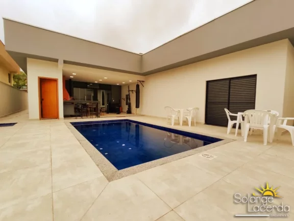 Imagem Linda Casa Térrea - 4 Suítes - Piscina - Lazer Completo no Condomínio