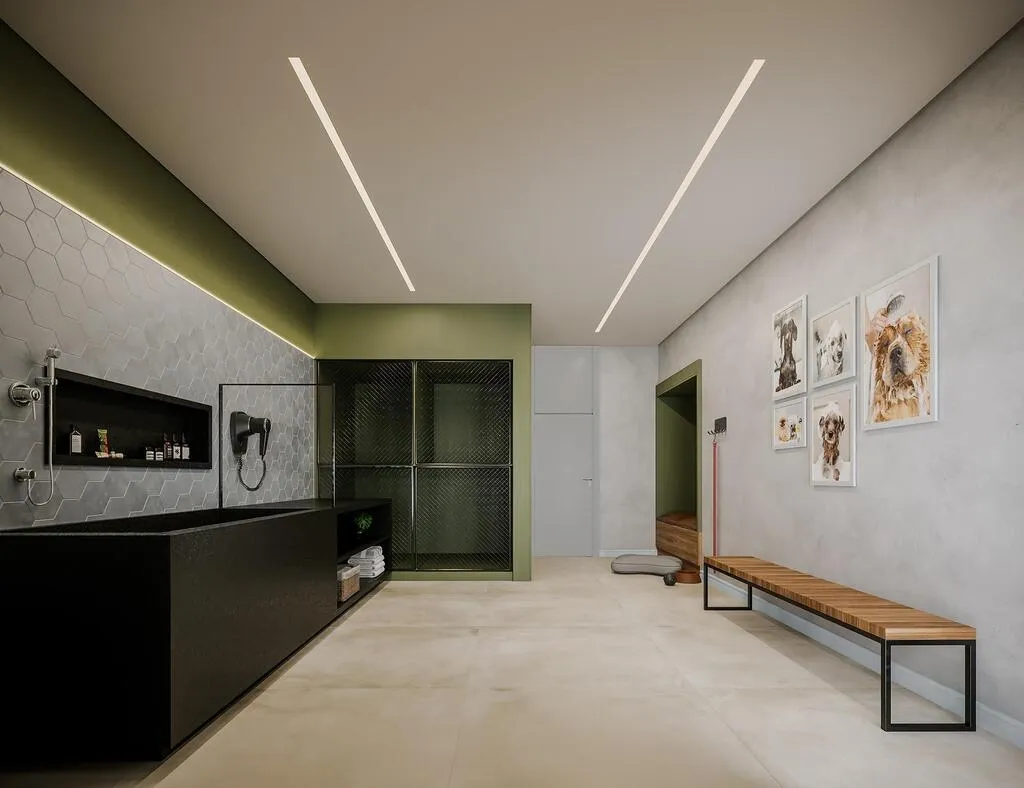 Imagem A harmonia perfeita entre a arquitetura funcional e o design confortável, com duas torres baixas co...