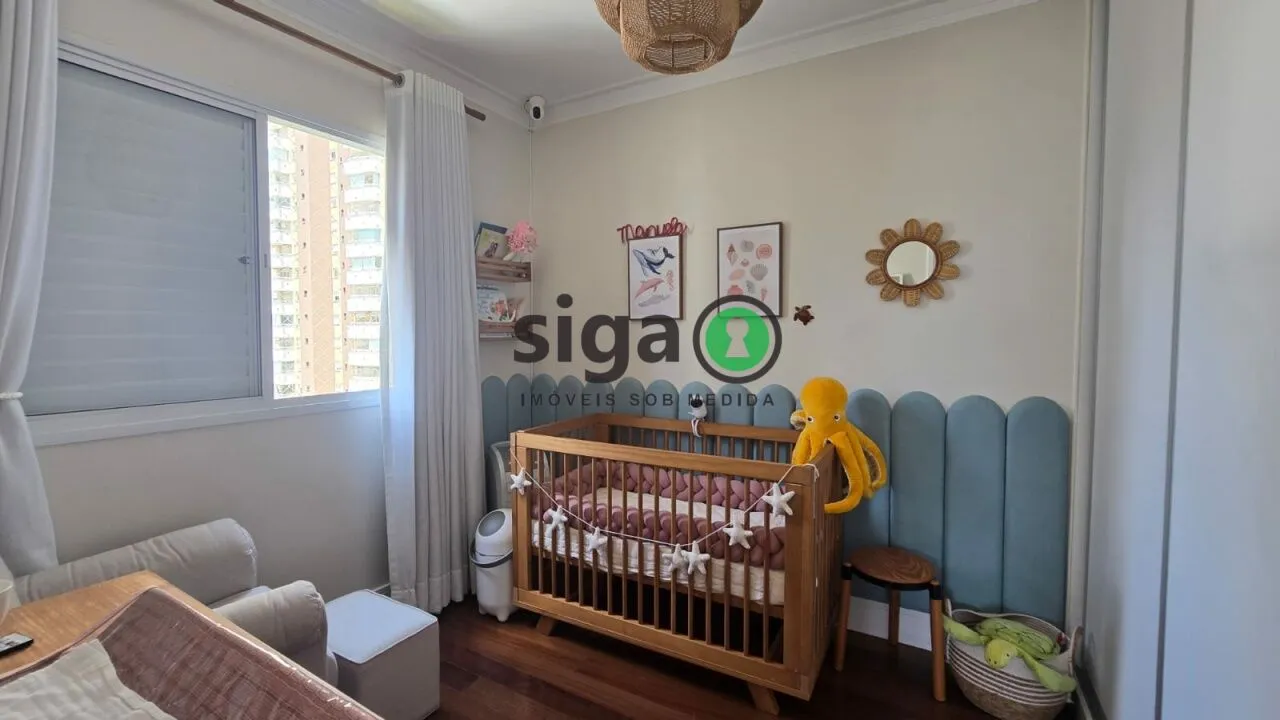 Imagem Apartamento sofisticado de 95m² no Brooklin com varanda gourmet e sol da manhã!!