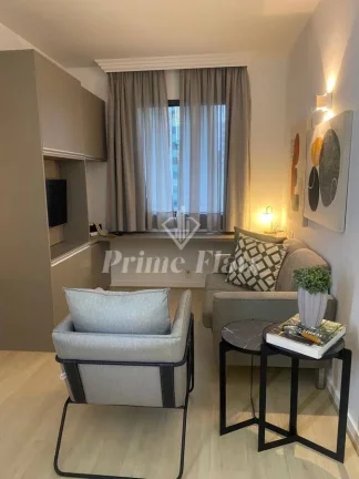 Imagem Flat disponível para locação no Staybridge Suítes São Paulo, com 38m², 1 dormitório e 1 vaga de garagem!