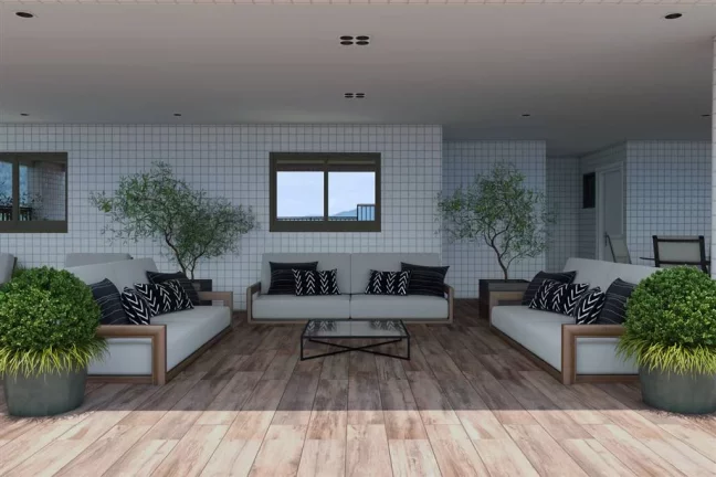 Imagem APARTAMENTO COM 123.28 m² - FORTE - PRAIA GRANDE SP