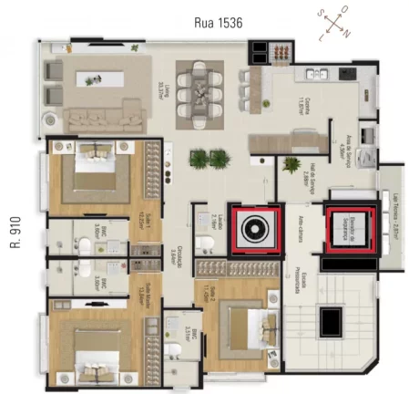 Imagem Apartamento à venda no bairro Centro - Balneário Camboriú/SC