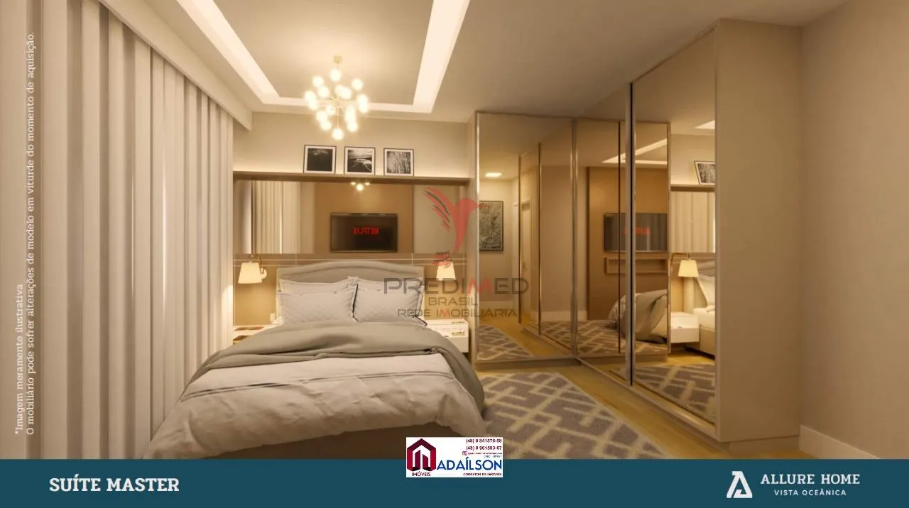 Imagem Allure Home Residence Apto 2 dorm com um suíte Barreiros - São José/SC