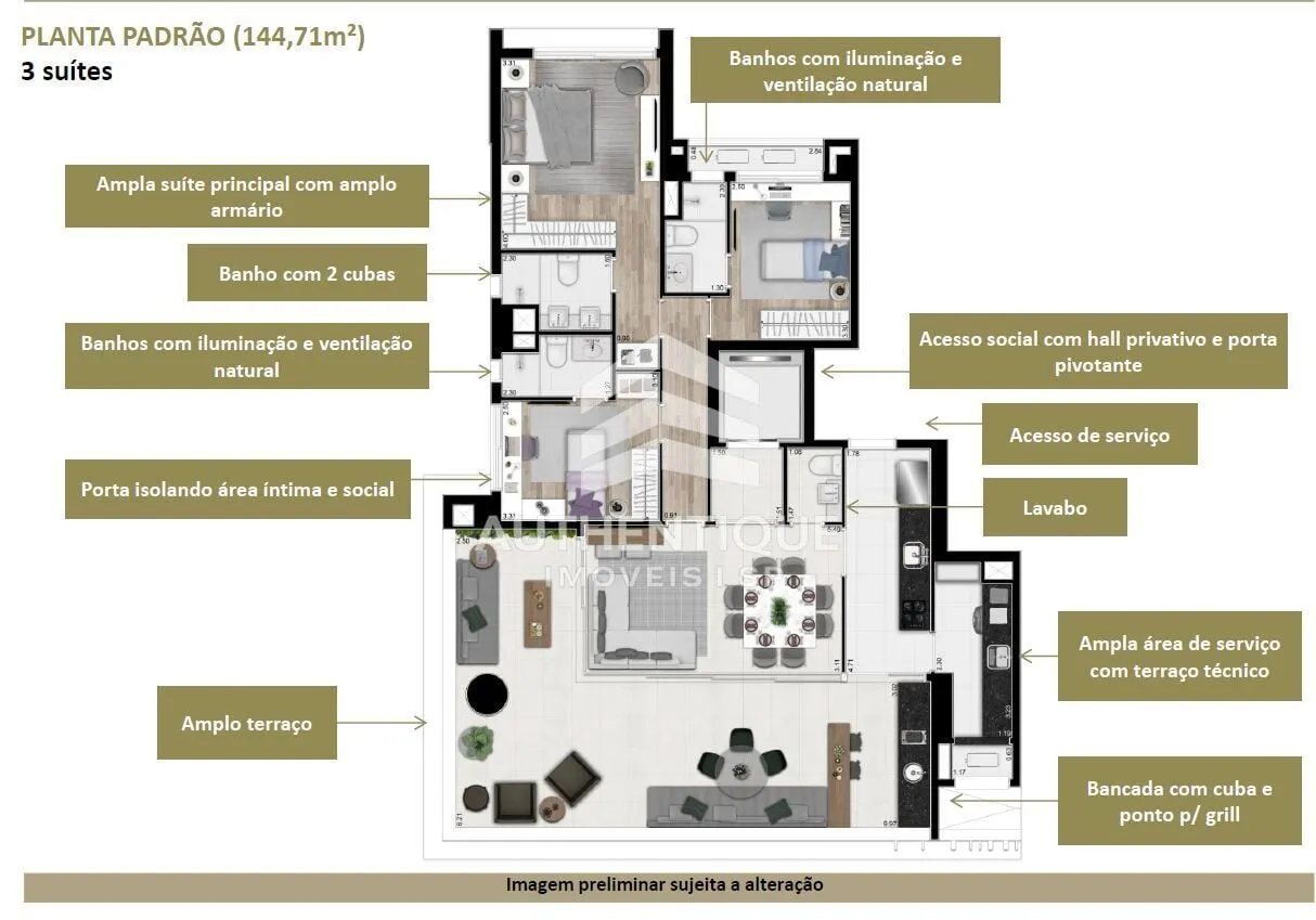 Imagem MIRANT VILA MADALENA - Apartamento no bairro Vila Madalena à venda