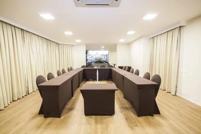 Imagem Flat disponível para venda no Travel Inn Park Avenue no Jardins, com 42m², 1 dormitório e 1 vaga de garagem