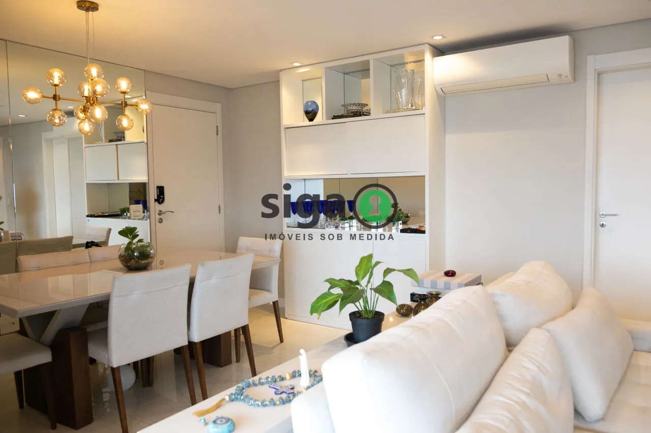 Imagem Apartamento 3 Suítes | Varanda Gourmet com Churrasqueira | Andar Alto | 124 m² | 2 Vagas, Depósito