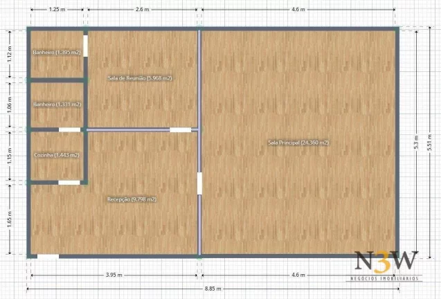 Imagem Sala à venda, 50 m² por R$ 290.000,00 - Vila Leopoldina - São Paulo/SP