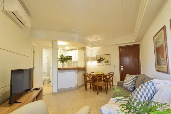 Imagem Flat disponível para locação no Golden Tower Residence, com 42,22m², 1 dormitório e 1 vaga