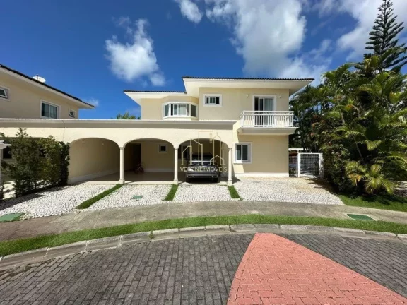 Imagem Casa duplex em condomínio fechado alto luxo com quatro suítes e área gourmet a venda em Patamares