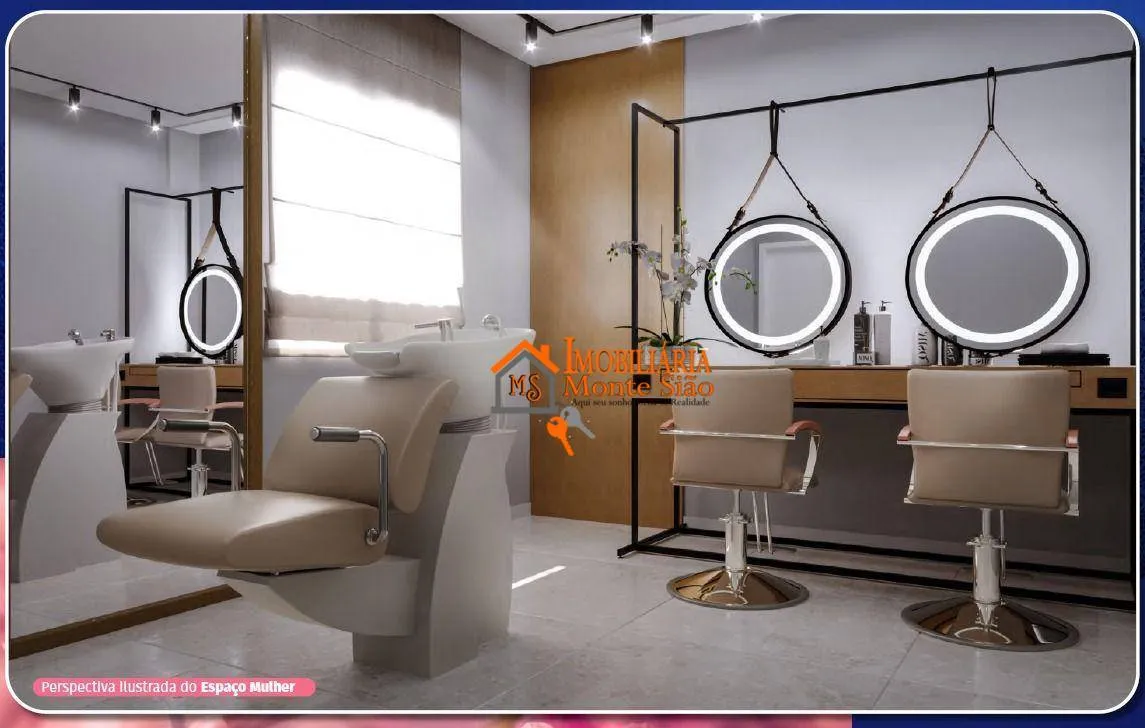 Imagem Apartamento com 2 dormitórios à venda, 37 m² por R$ 302.361,86 - Bonsucesso - Guarulhos/SP