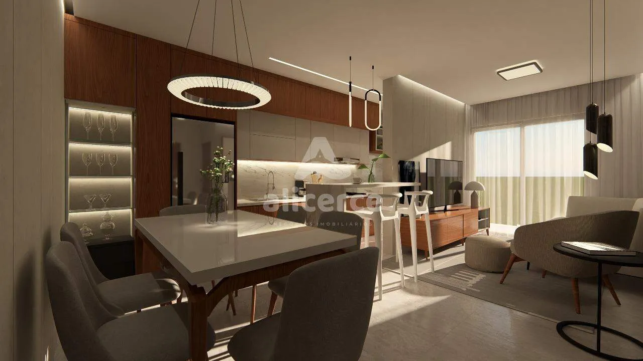 Imagem Apartamento 1 dormitório em construção, Canasvieiras (Florianópolis) com 1 vaga moto, entrada parcelada e financiamento