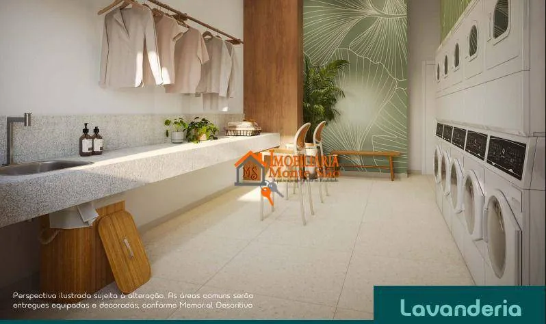 Imagem Apartamento com 1 dormitório à venda, 39 m² por R$ 376.827,97 - Vila Endres - Guarulhos/SP