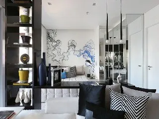 Imagem Apartamento à venda no Centro de São Bernardo do Campo-SP: 1 quarto, 1 suíte, 1 banheiro, 1 vaga de garagem - 42m². Condomínio Mondial Home.