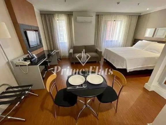 Imagem Flat disponível para venda no Transamérica Executive Jardins, com 28m², 1 dormitório e 1 vaga