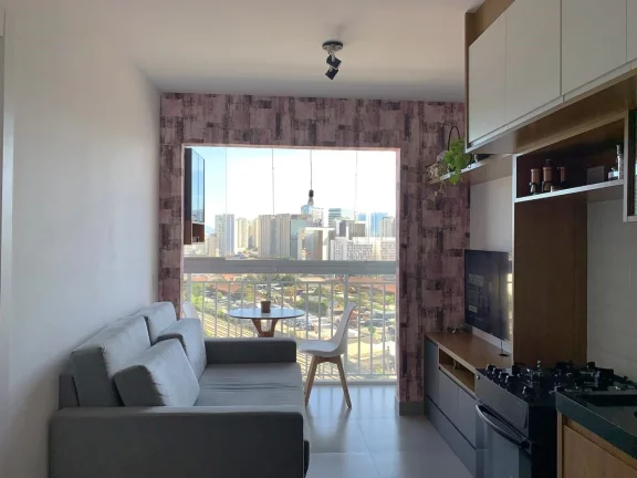 Imagem Excelente oportunidade! Lindo apto decorado de 1 dorm, 27m², em região privilegiada da Barra Funda!