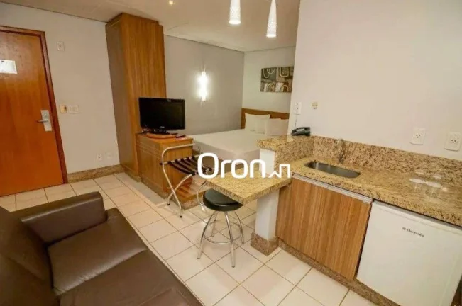 Flat mobiliado com 1 dormitório à venda, 33 m² por R$ 260.000 - Setor Oeste - Goiânia/GO