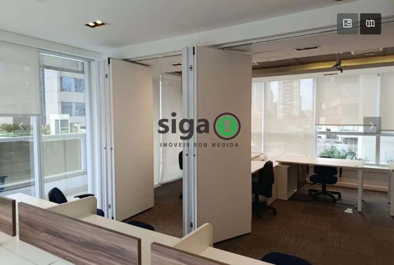 Imagem Conjunto Comercial/ Sala mobiliada para locação - Brooklin - São Paulo/SP