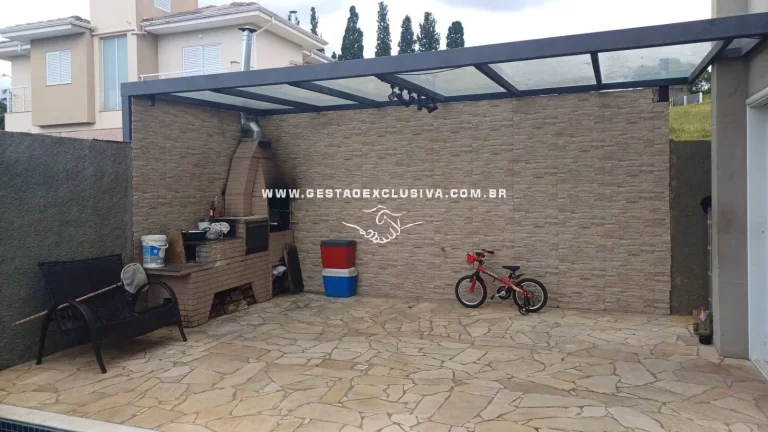 Imagem Casa 4 Dorm Piscina Área Gourmet Condomínio JD Botânico em Itatiba