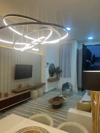 Imagem LINDA CASA NOVA PARA VENDA OU LOCAÇÃO EM CONDOMÍNIO MOBILIADA E DECORADA PRONTA PRA MORAR
