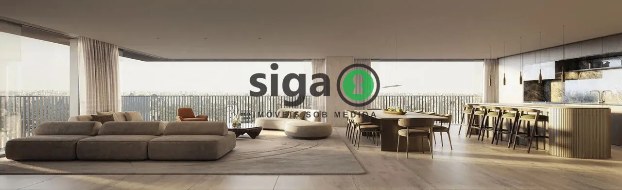 Foto do imóvel Apartamento à venda nos Jardins de 400 m² com 4 suítes e 5 vagas - São Paulo