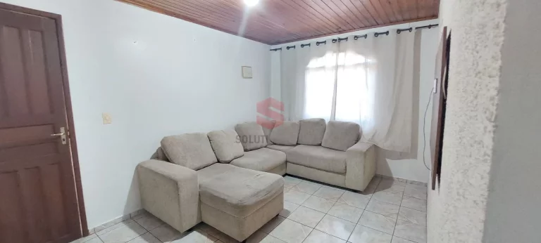 Imagem Casa 03 quartos, semi mobiliada, amplo espaço de terreno, Santa Rita, Campo Largo/PR