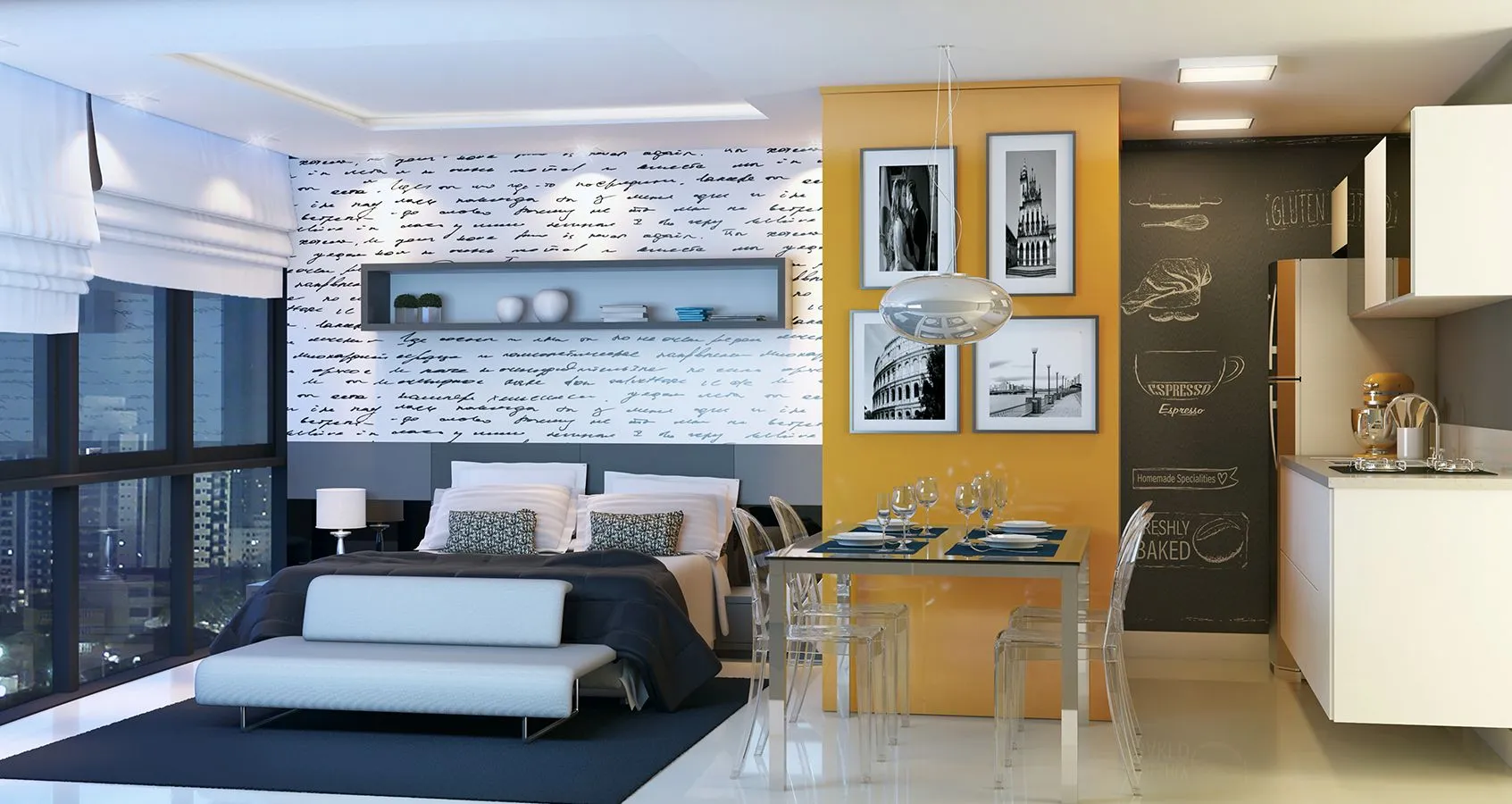 Imagem Studio à venda em Caxias do Sul, São Pelegrino, com 1 quarto, 42.91m2