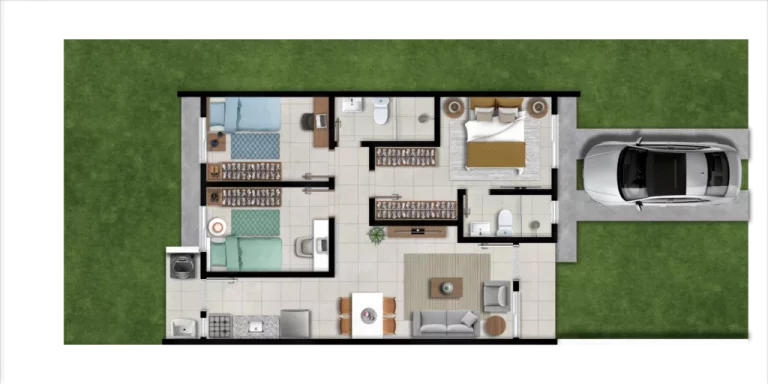 Imagem Reserva Primavera - Fase 1 - Casa à venda no bairro Restinga - Porto Alegre/RS