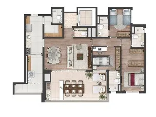 Imagem Greenwich Cyrela By Yoo, apartamento na Chácara Santo Antonio São Paulo, Condomínio Eastside e Westside