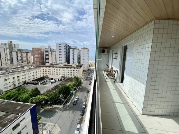 Imagem Apartamento com 3 dorms, Guilhermina, Praia Grande - R$ 730 mil, Cod: 1649