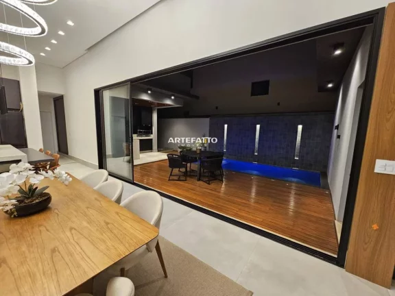 Imagem Casa de condomínio à venda, no Villa Di Capri, em Franca, Villa Di Capri, com 3 quartos, 220m2