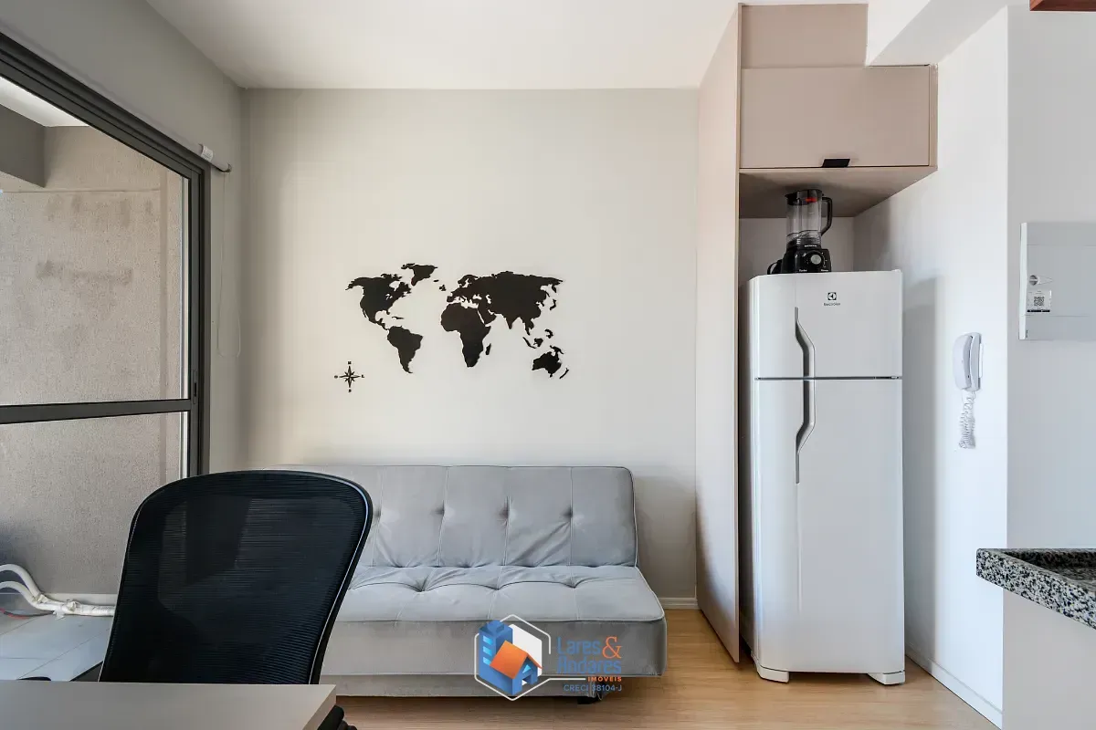Imagem Apartamento para venda em Vila Nova Conceição com 1 quarto, sendo 1 suíte, 27m²