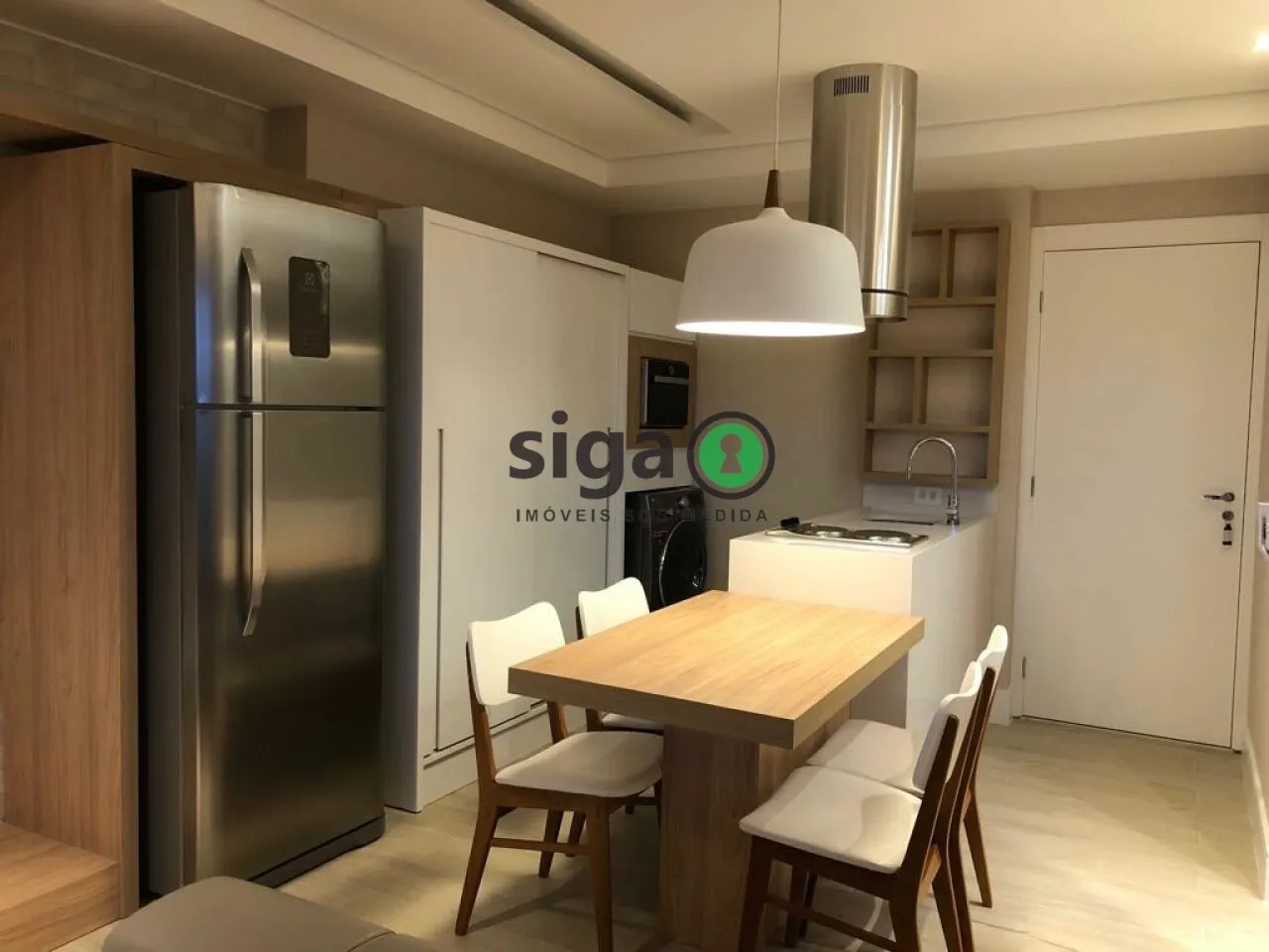 Foto do imóvel Apartamento com 49m² à venda, MOBILIADO, 1 quarto, 1 banheiro e 1 vaga, Chácara Santo Antonio