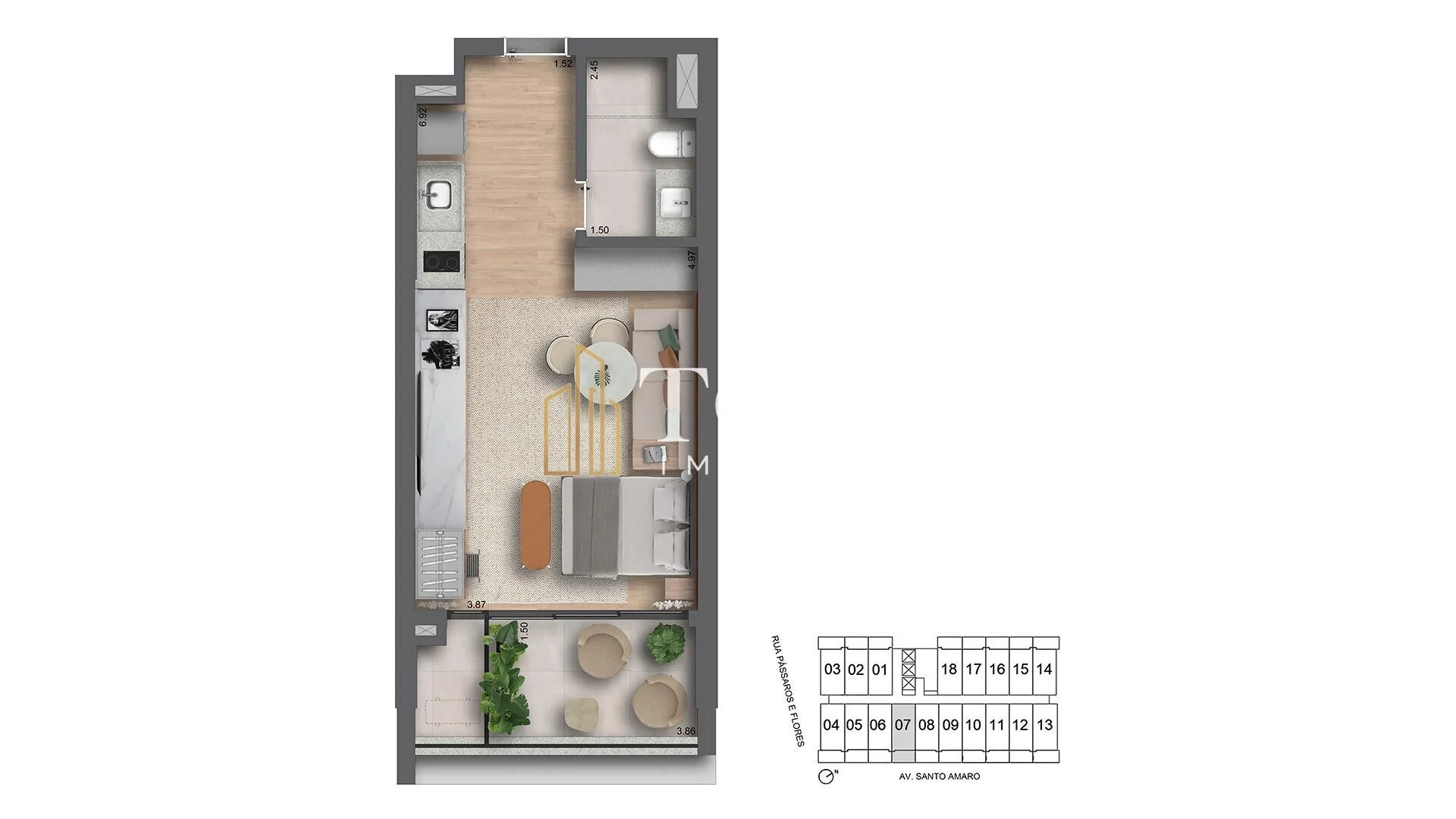 Imagem Apartamento à venda no bairro Brooklin - São Paulo/SP, Zona Sul