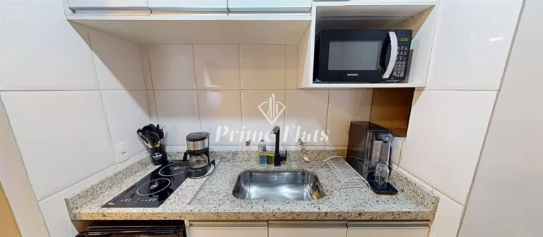 Imagem Flat disponível para venda no Hotel Bienal Suítes na Vila Mariana, com 28m², 1 dormitório e 1 vaga