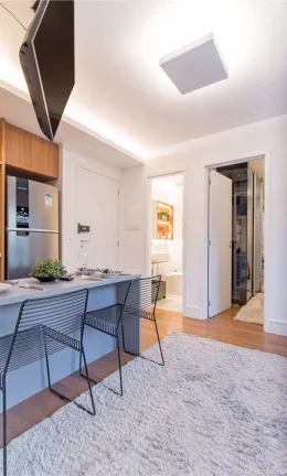 Imagem Apartamento à venda em São Paulo, República, com 2 quartos, 33,76m2
