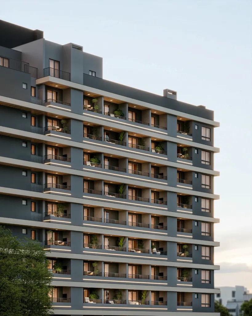 Imagem Cobertura à venda no Centro de Curitiba-PR 2 quartos, 2 banheiros, 90,04 m² de área