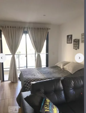 Imagem Apartamento à venda ou locação no Campo Belo com 1 quarto, 1 banheiro, 1 vaga.