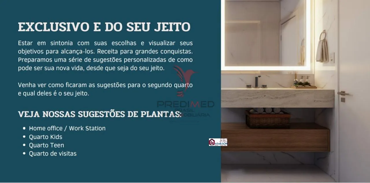 Imagem Allure Home Residence Apto 2 dorm com um suíte Barreiros - São José/SC